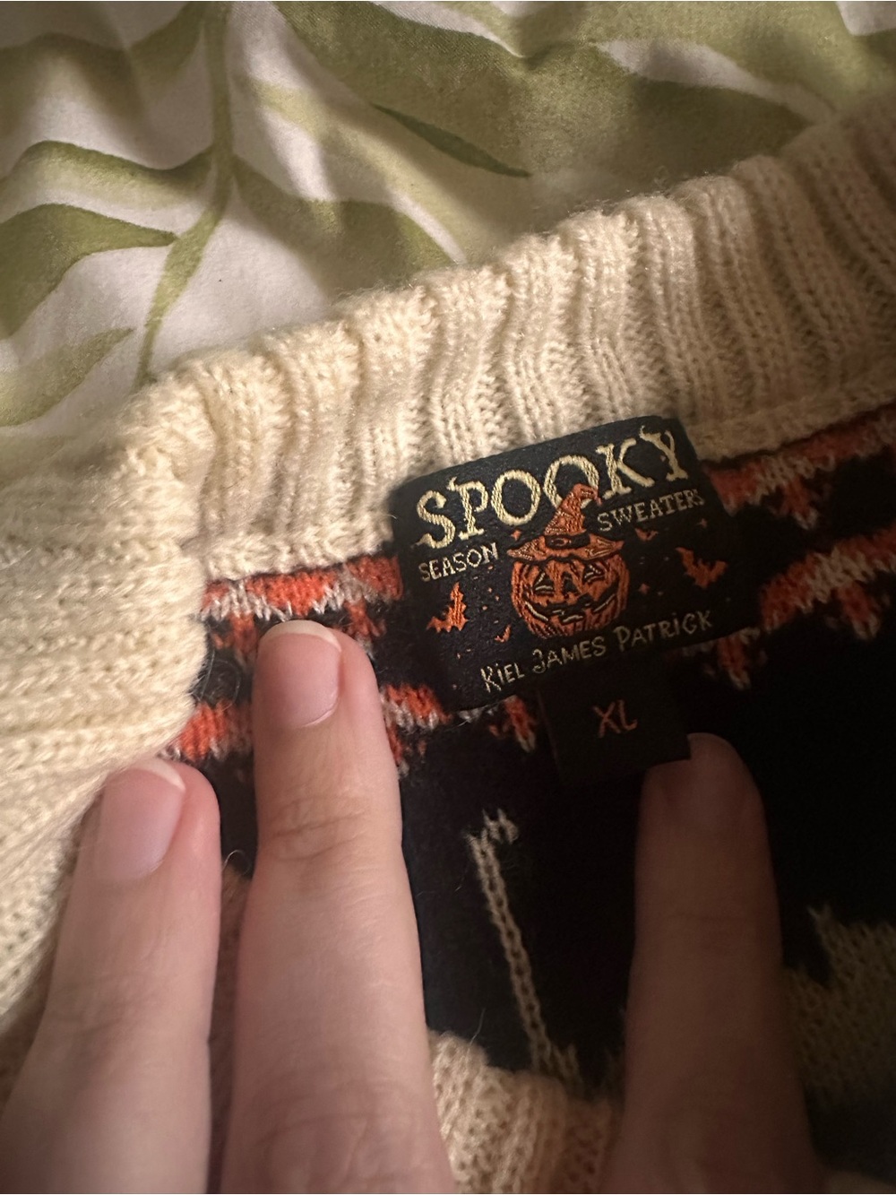 Kiel James Patrick the Scaredy Cat Halloween Sweater - Picture 4 of 10